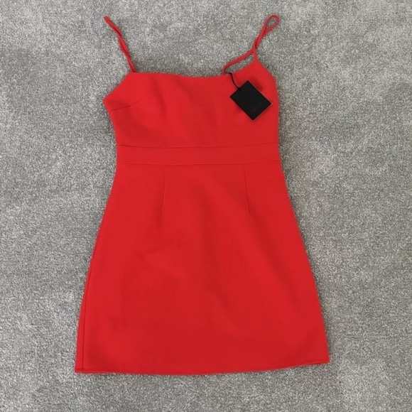 NEW w/ tags NBD Red Mini Dress Size US Women’s Small - Picture 2 of 7